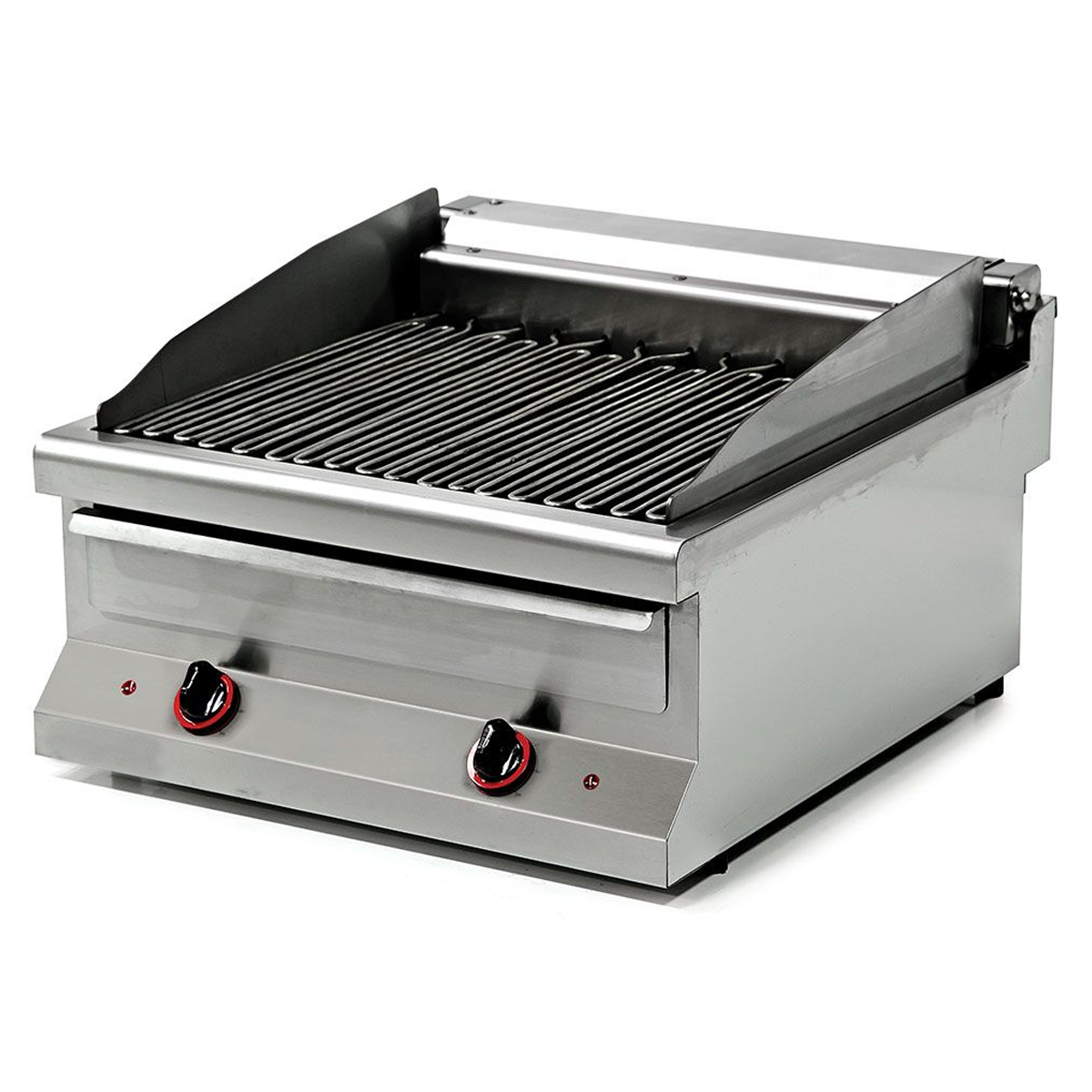Grill electric profesional, inox, cu steamer, 80*60*29 cm - 0