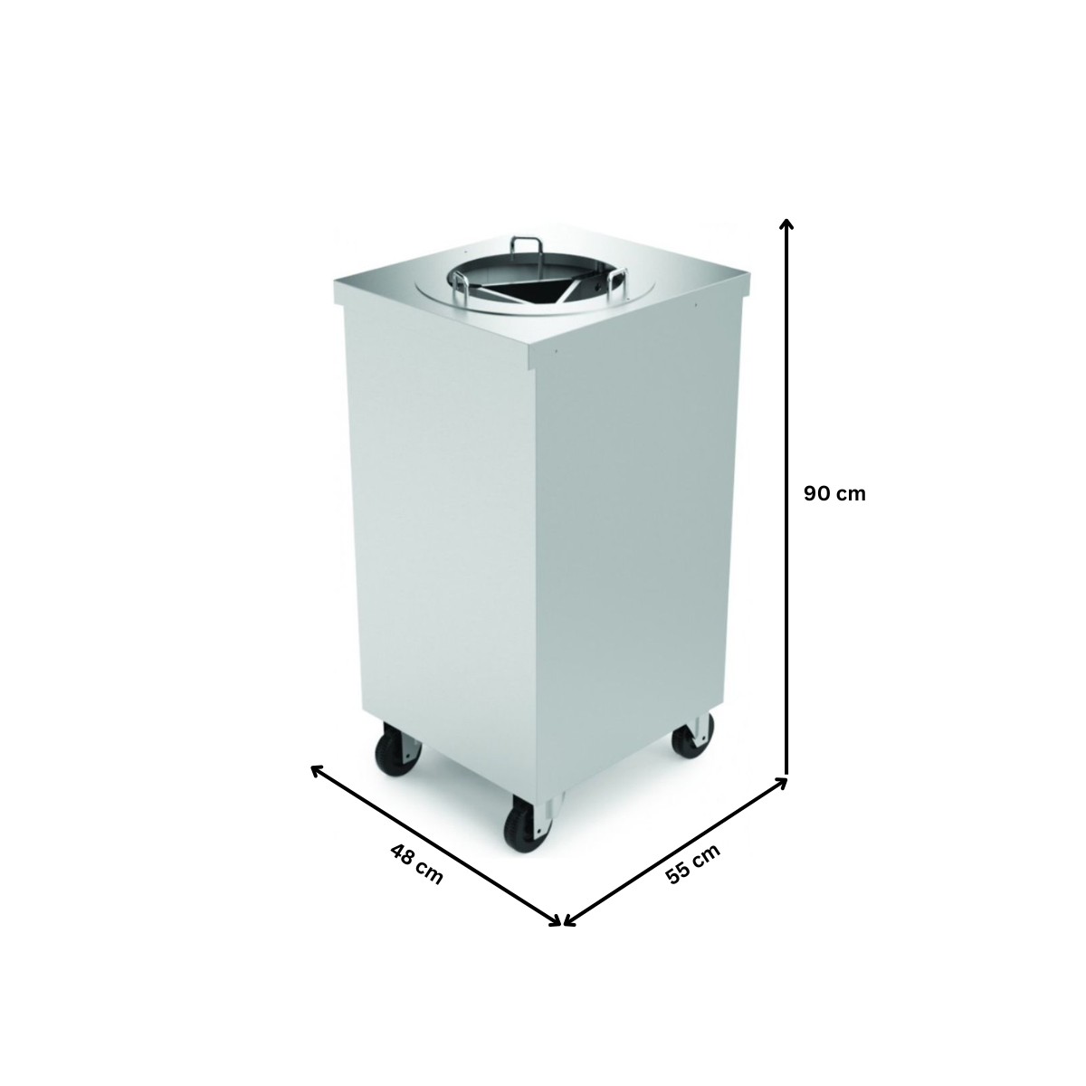 Dispenser cald pentru farfurii diam. 24/32 cm - 1