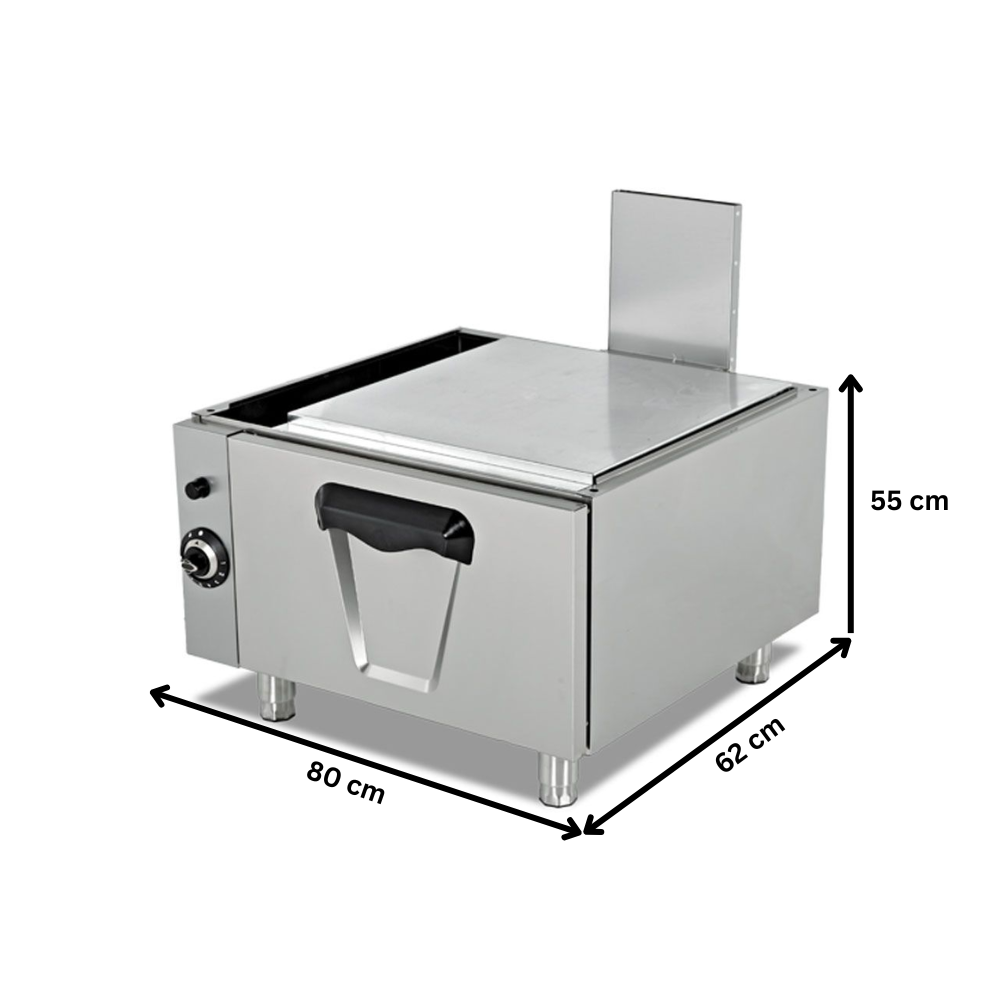 Cuptor profesional, inox, pe gaz, 3*GN 2/1 - 2