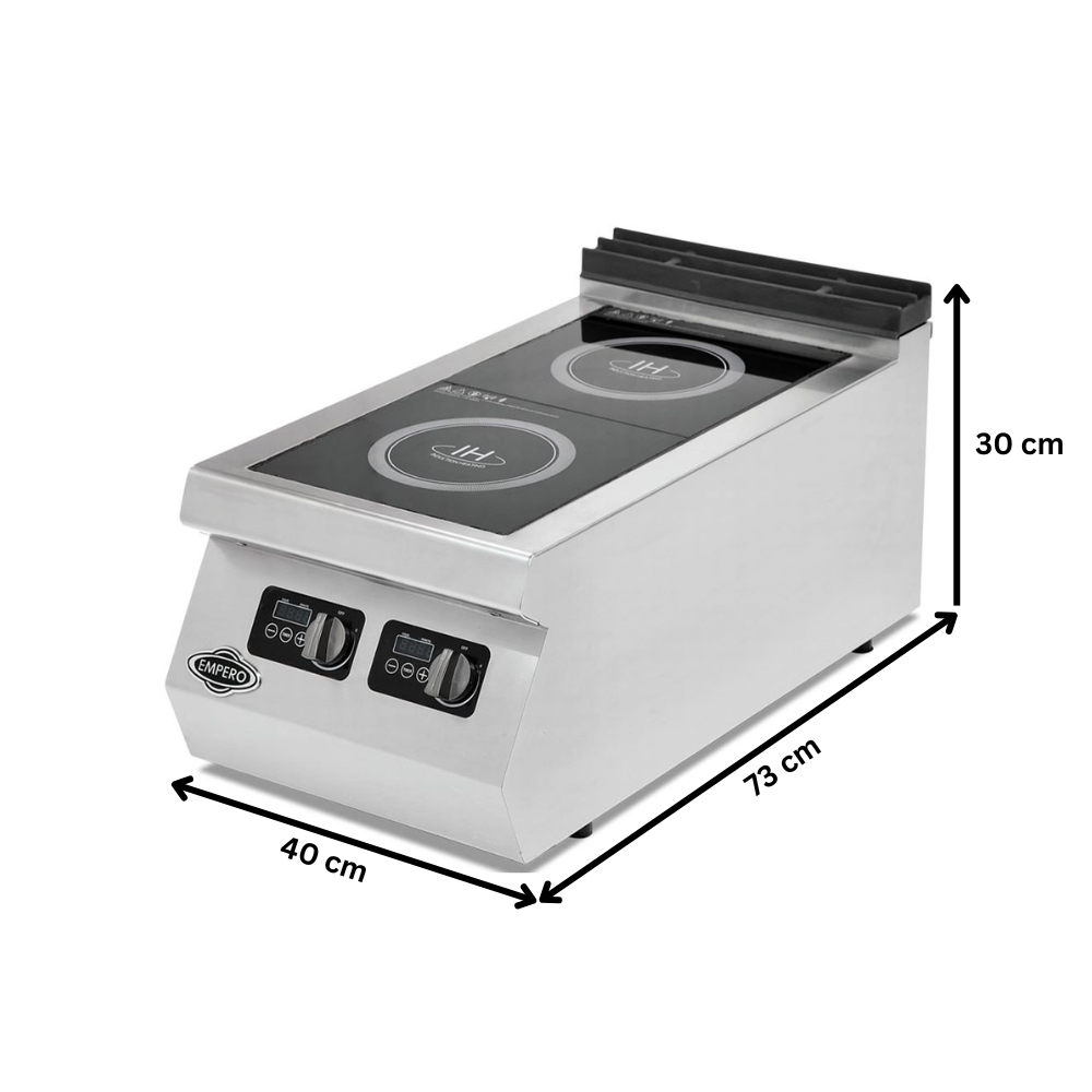 Masina de gatit electrica cu 2 plite cu inductie PLUS - 1