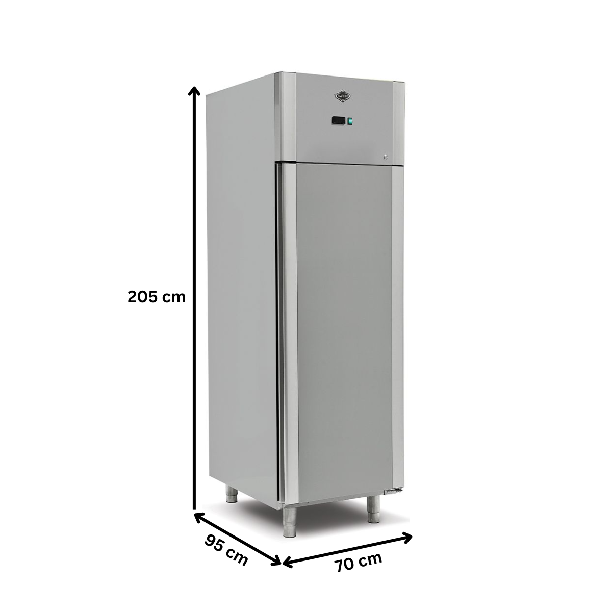 Dulap congelator vertical inox cu 1 usa pentru patiserie, 40 tavi 40x60 - 6