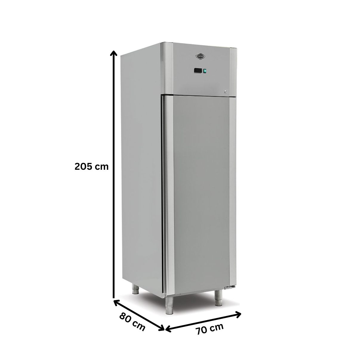 Dulap congelator vertical inox cu 1 usa pentru patiserie, 20 tavi 40x60, 700 lt - 6