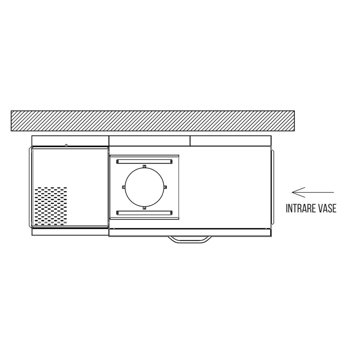 Masina de spalat vase profesionala de tip tunel cu modul uscare, capacitate de spalare 2200 de farfurii pe ora - 2