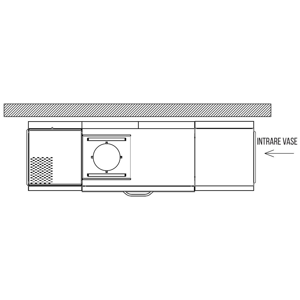 Masina de spalat vase de tip tunel cu modul uscare si pre-spalare - motor trifazic - 1