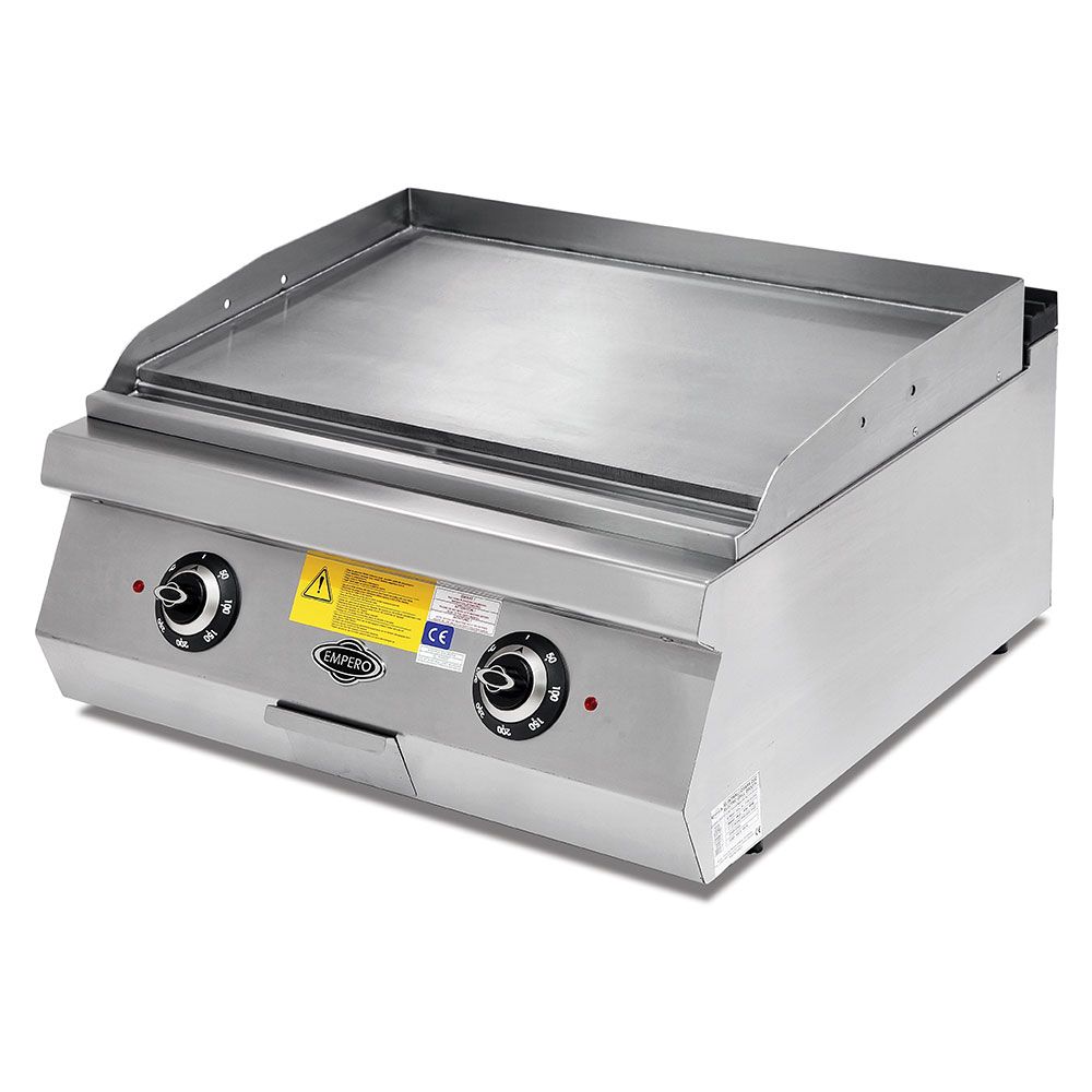 Grill electric profesional, inox, cu suprafata striata PLUS, 80*73*30 cm - 0