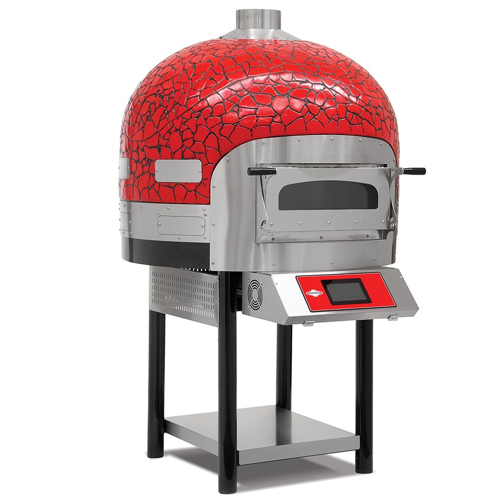 Cuptor profesional electric traditional, rotativ cu panou de control digital - 75 pizza/h - 0