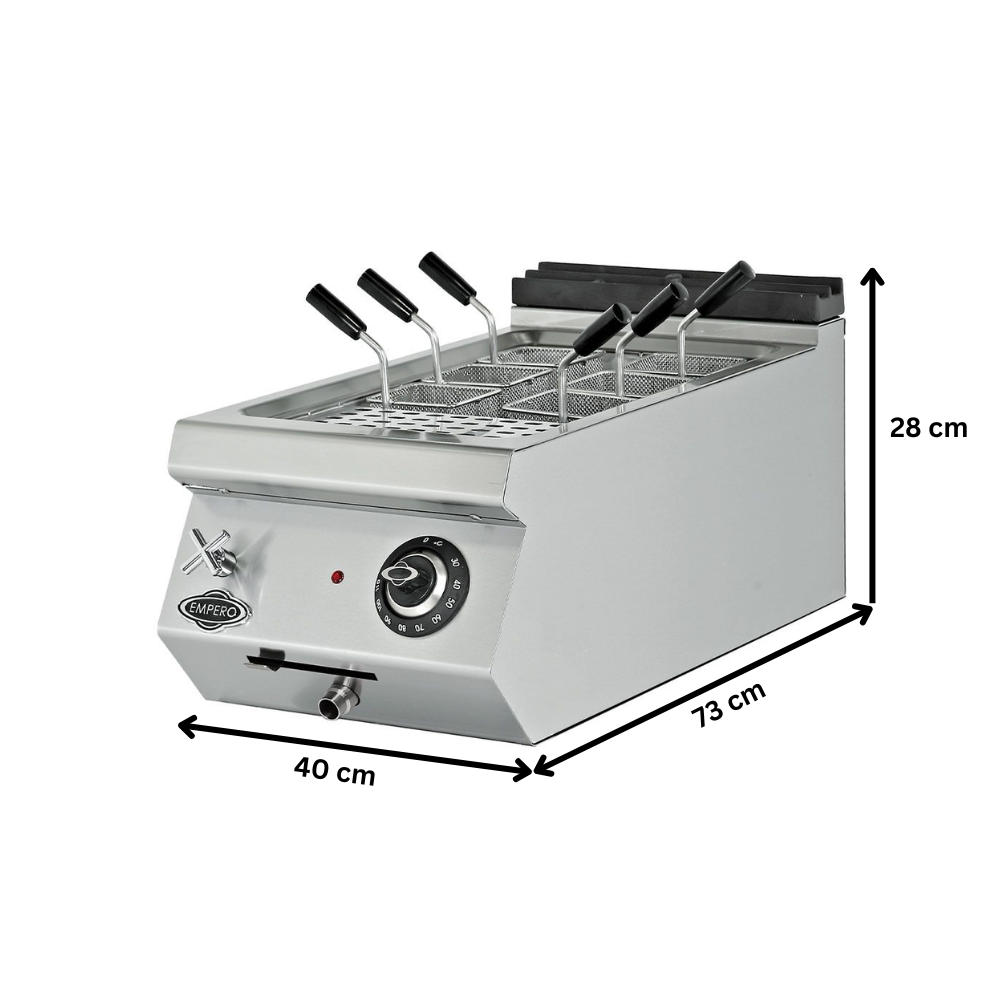 Masina electrica cu o cuva pentru fiert paste PLUS - 1