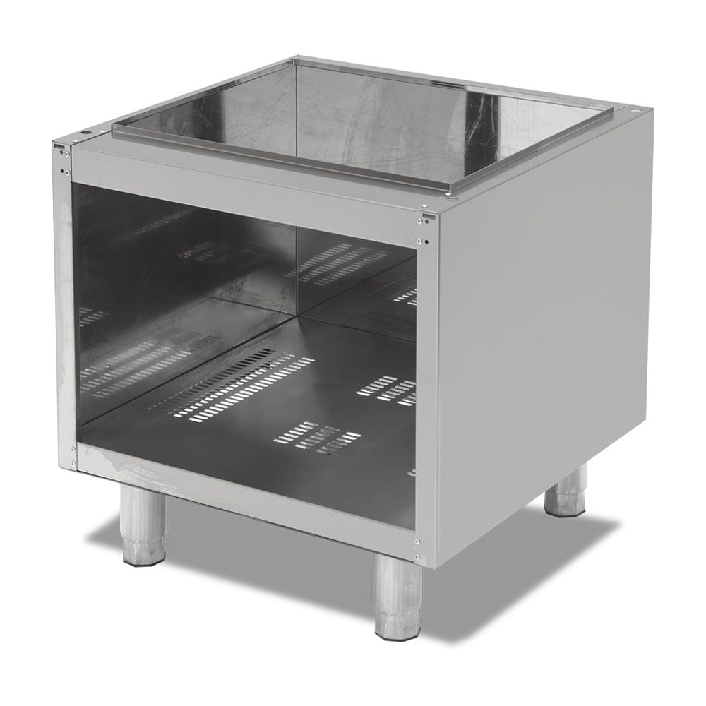 Dulap neutru dublu deschis PLUS, inox, 80*62*55 cm - 0