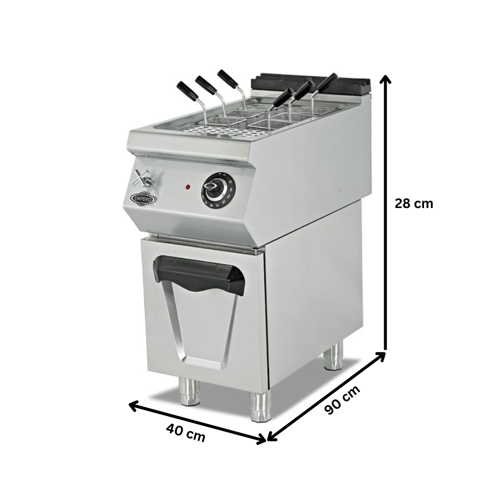 Masina pentru fiert paste, electrica, profesionala, o cuva si dulap inchis - 1