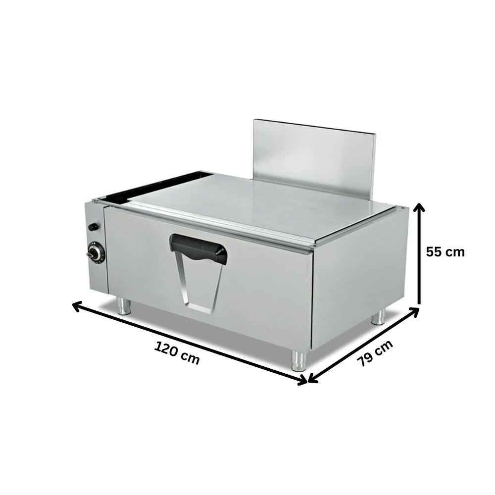 Cuptor profesional, inox, pe gaz, 2*GN 2/1 - 1