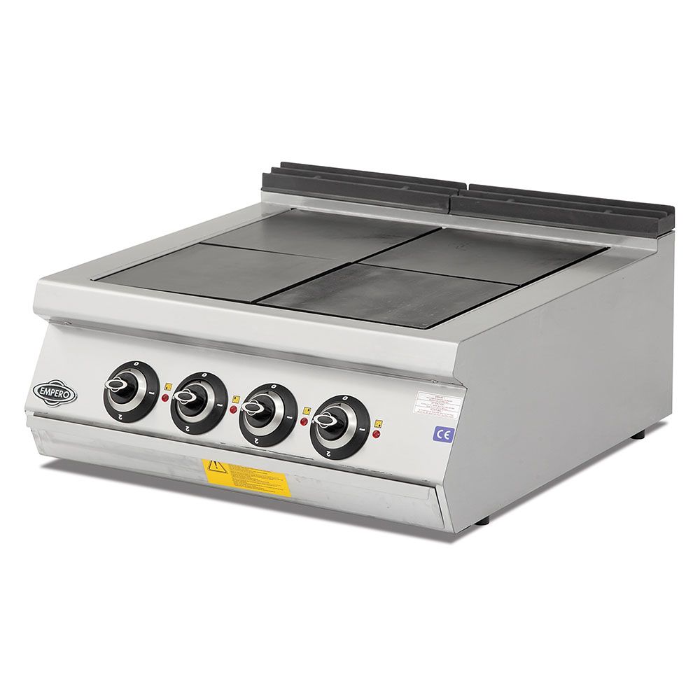 Masina de gatit electrica, inox, cu 4 plite PLUS, 80*90*30 cm - 0