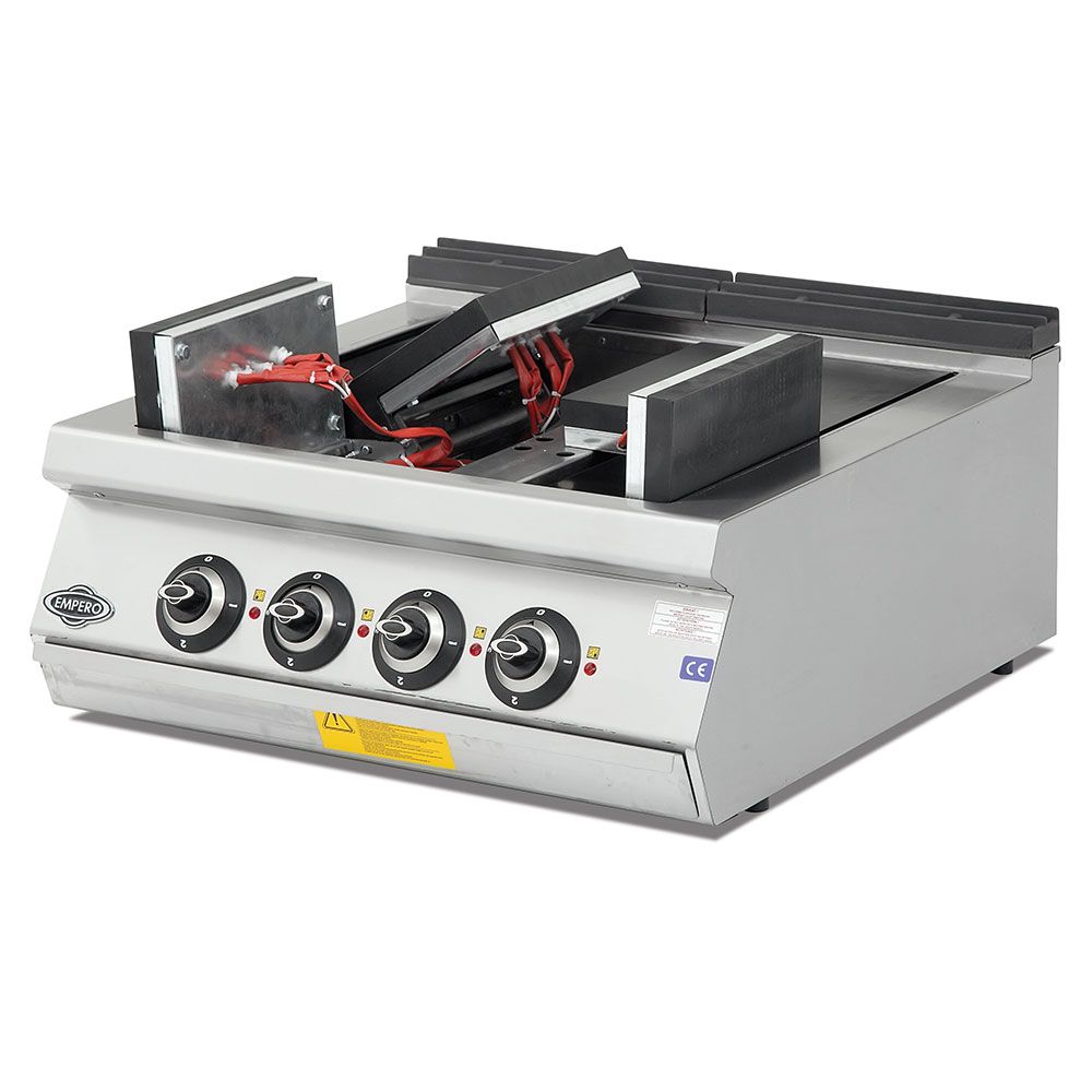 Masina de gatit electrica, inox, cu 4 plite PLUS, 80*90*30 cm - 1