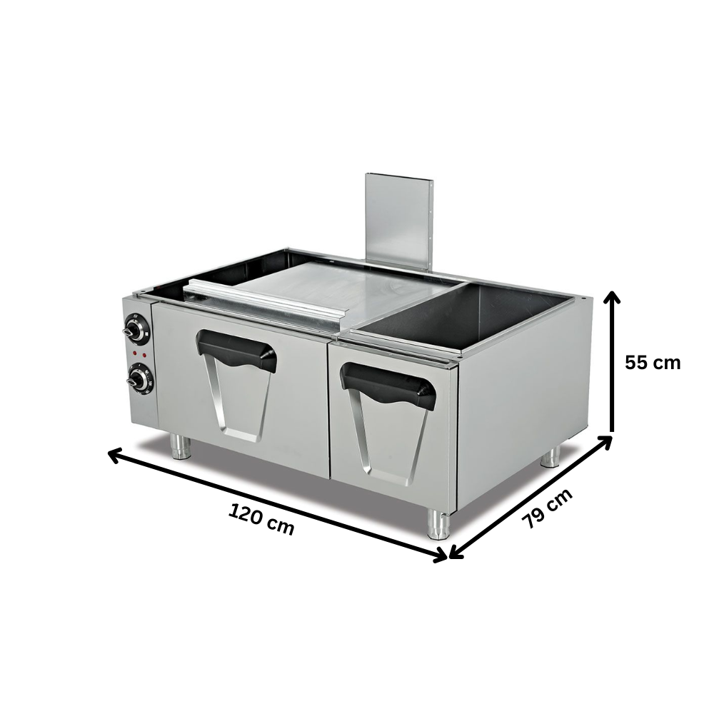 Cuptor profesional, inox, electric, cu dulap inchis PLUS, 2*GN 2/1 - 1