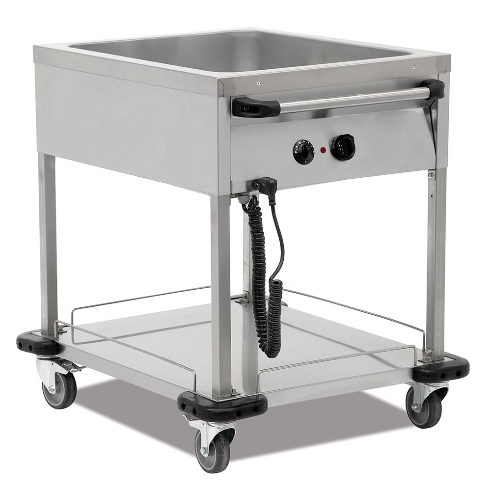 Carucior tip bain marie 3 cuve GN 1/1 - 0