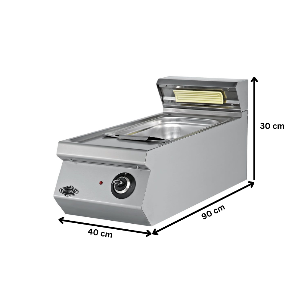 Masa calda profesional, electrica, inox, pentru mentinere la cald - 1