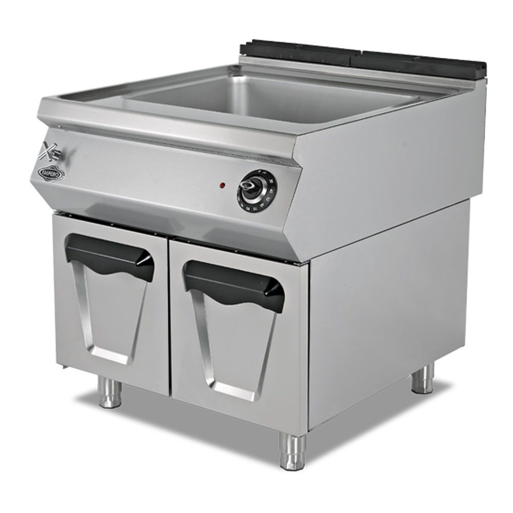 Bain marie profesional, electric, inox, 2 bazine, 80*90*80 cm - 0