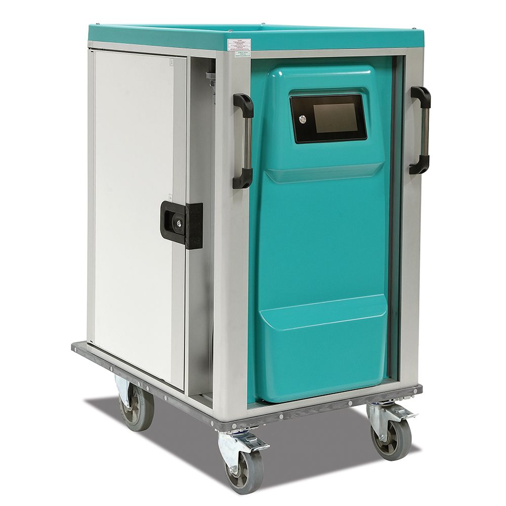 Carucior cald-rece, pentru distribuirea hranei, 24 tavi 1/3, 81*113*138 cm - 0