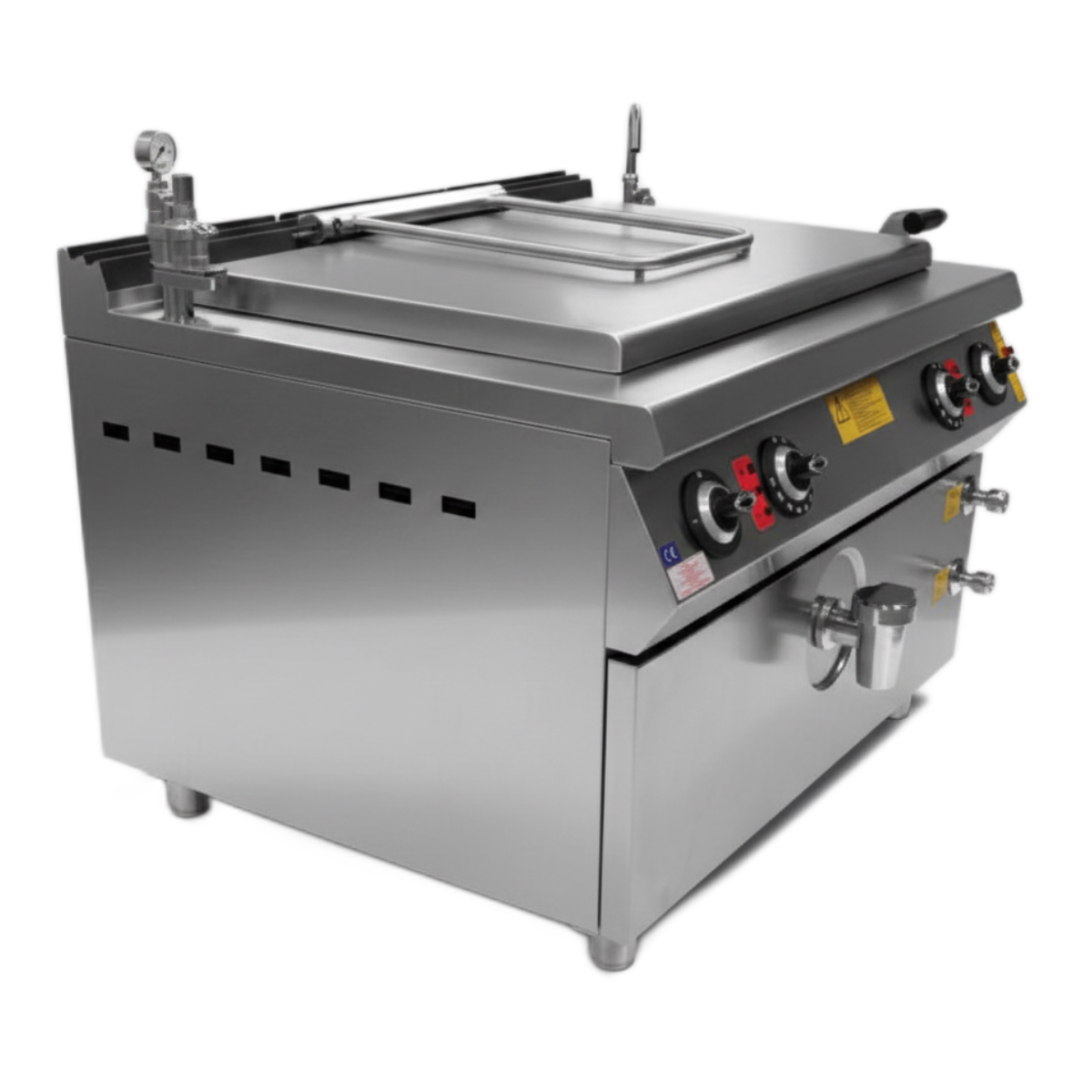 Marmita pe gaz, profesionala, inox, 250 lt, incalzire indirecta, 120*90*85 cm - 2