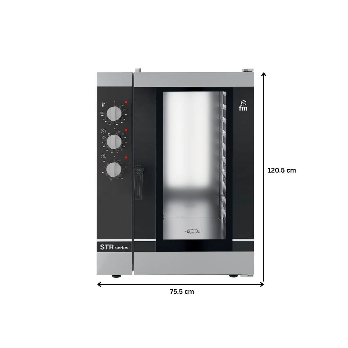 Cuptor profesional gastronomie / patiserie FM electric cu 10 cuve si panou de control mecanic - 7