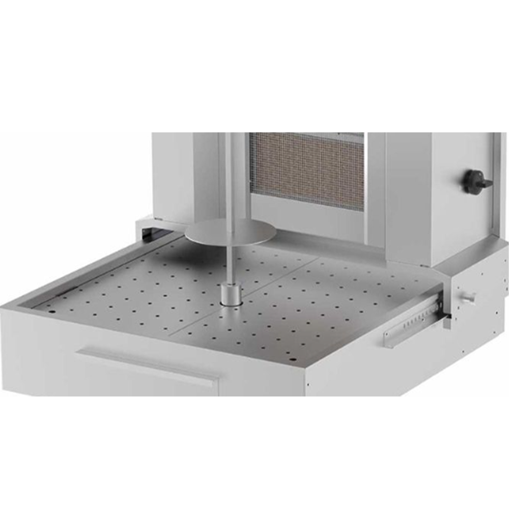 Aparat shaorma kebab pe gaz KALITEGAZ cu 5 arzatoare late - 1