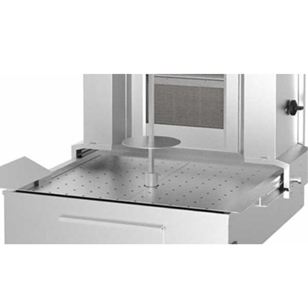 Aparat shaorma kebab pe gaz KALITEGAZ cu 6 arzatoare late - 1