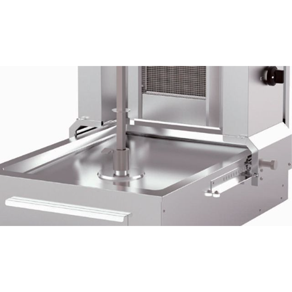 Aparat shaorma kebab pe gaz KALITEGAZ cu 5 arzatoare - 1