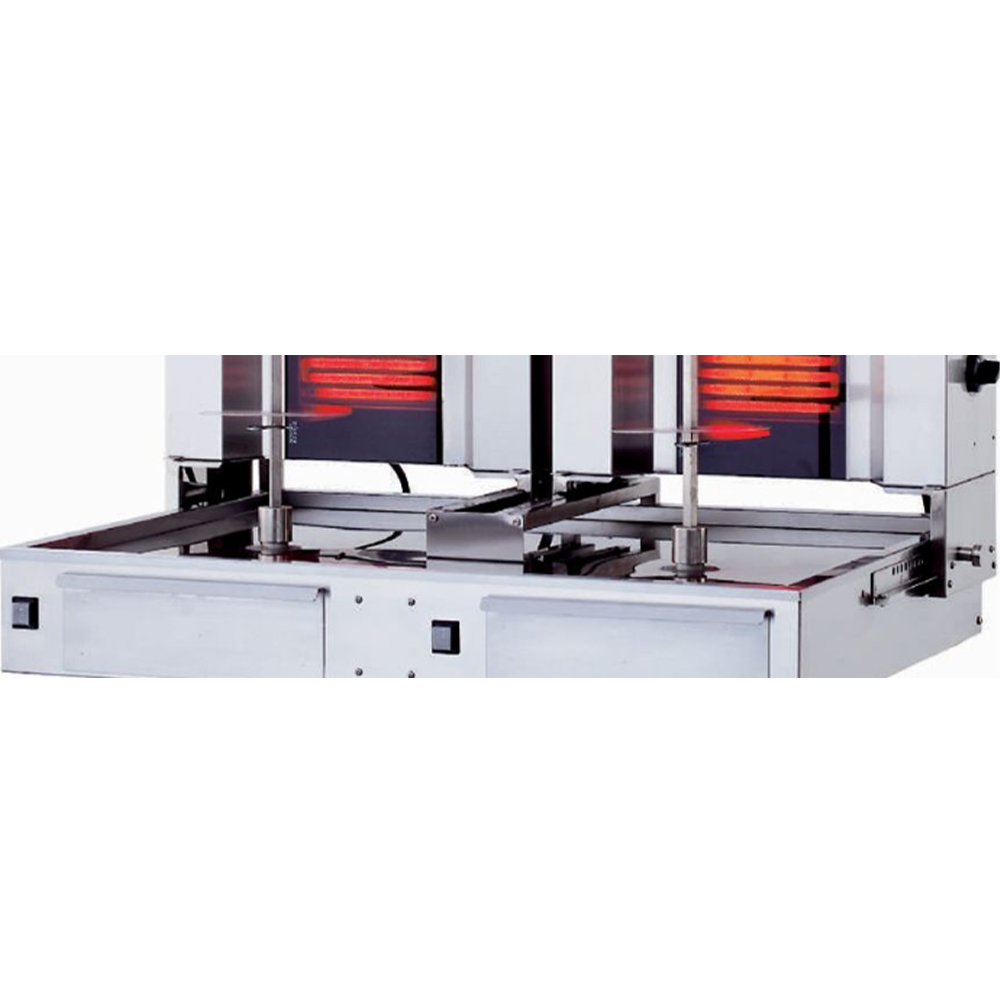 Aparat shaorma kebab electric KALITEGAZ cu 4+4 arzatoare - 1