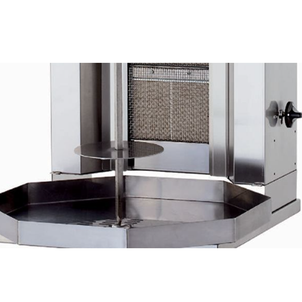 Aparat shaorma kebab pe gaz KALITEGAZ cu 5 arzatoare fara motor - 1