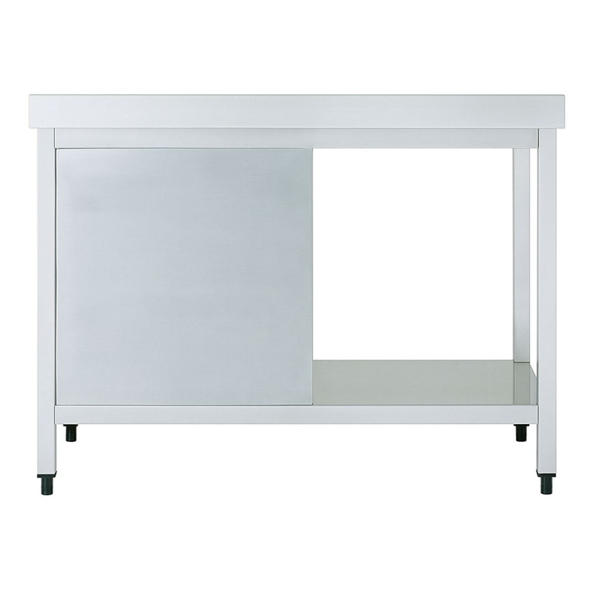 Masa de lucru inox cu 3 sertare si polita inferioara 200*70*85 - 3