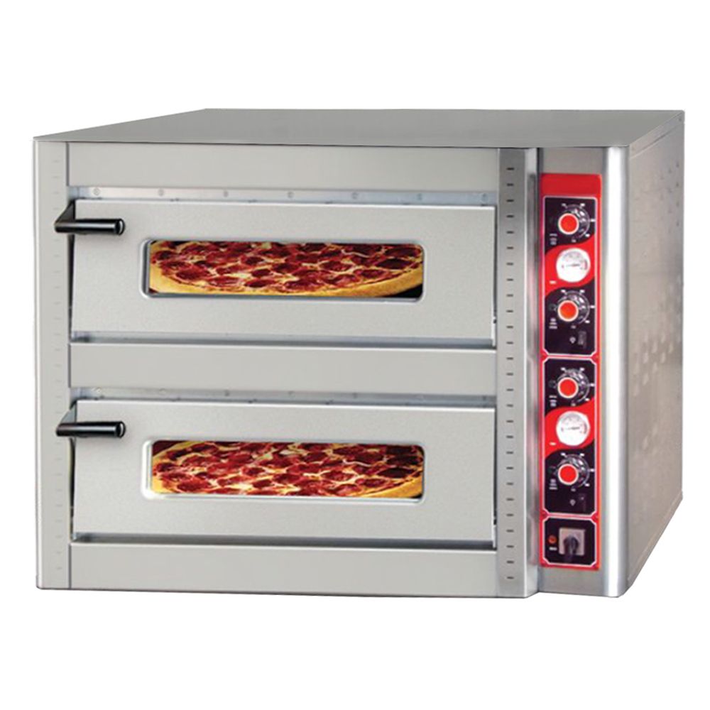Cuptor profesional pentru pizza, electric, FULL STONE, 6+6 pizza / 33 cm - 0