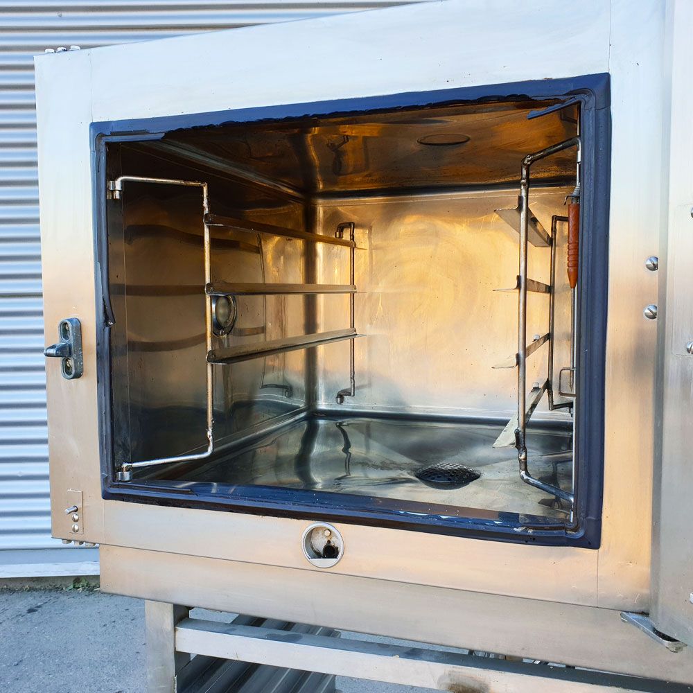 Cuptor profesional gastro LEVENTI electric combi cu abur, panou de control electronic, 4 tavi + suport cuptor - 2