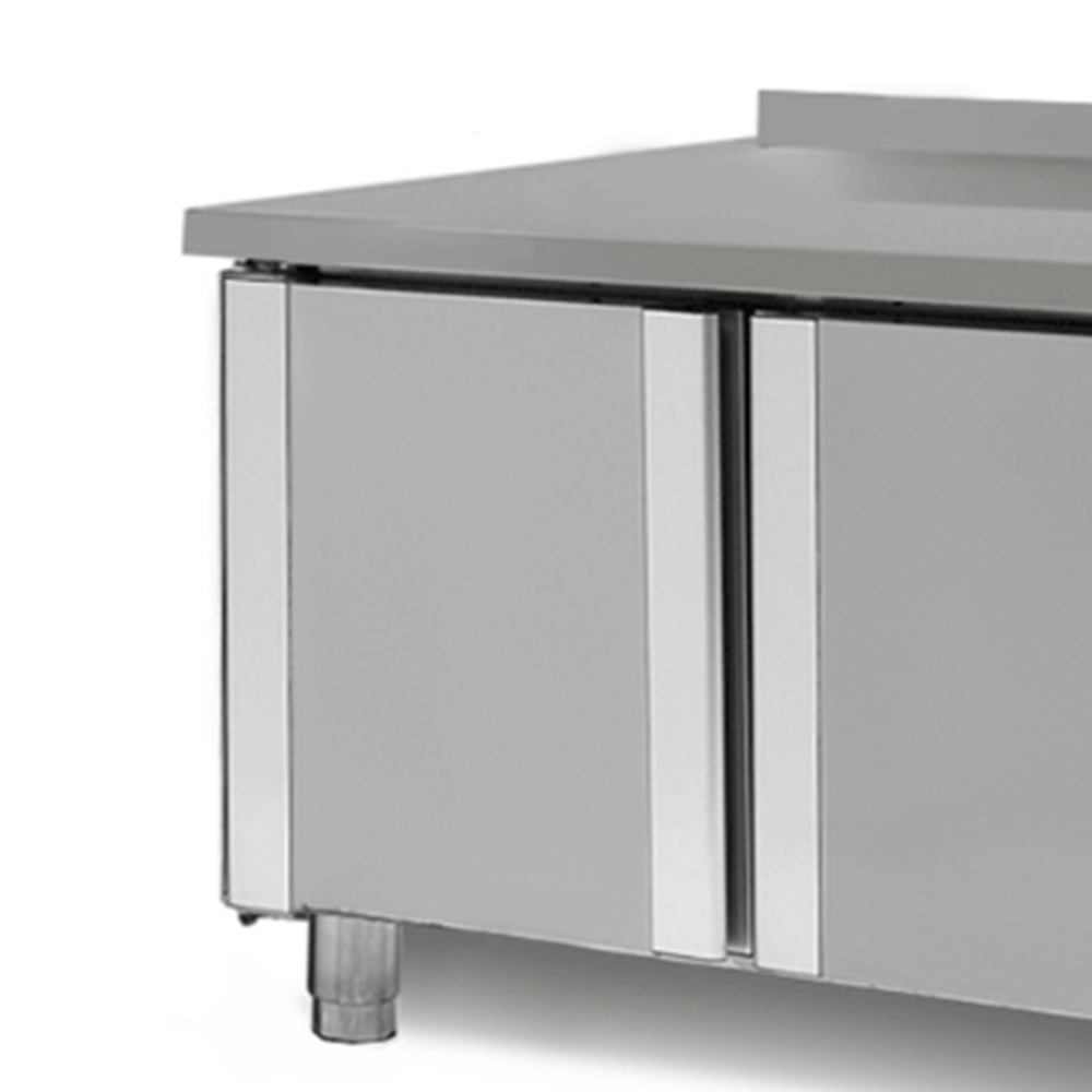 Masa rece congelare, profesionala, inox, 4 usi, 255*60*85 cm - 2