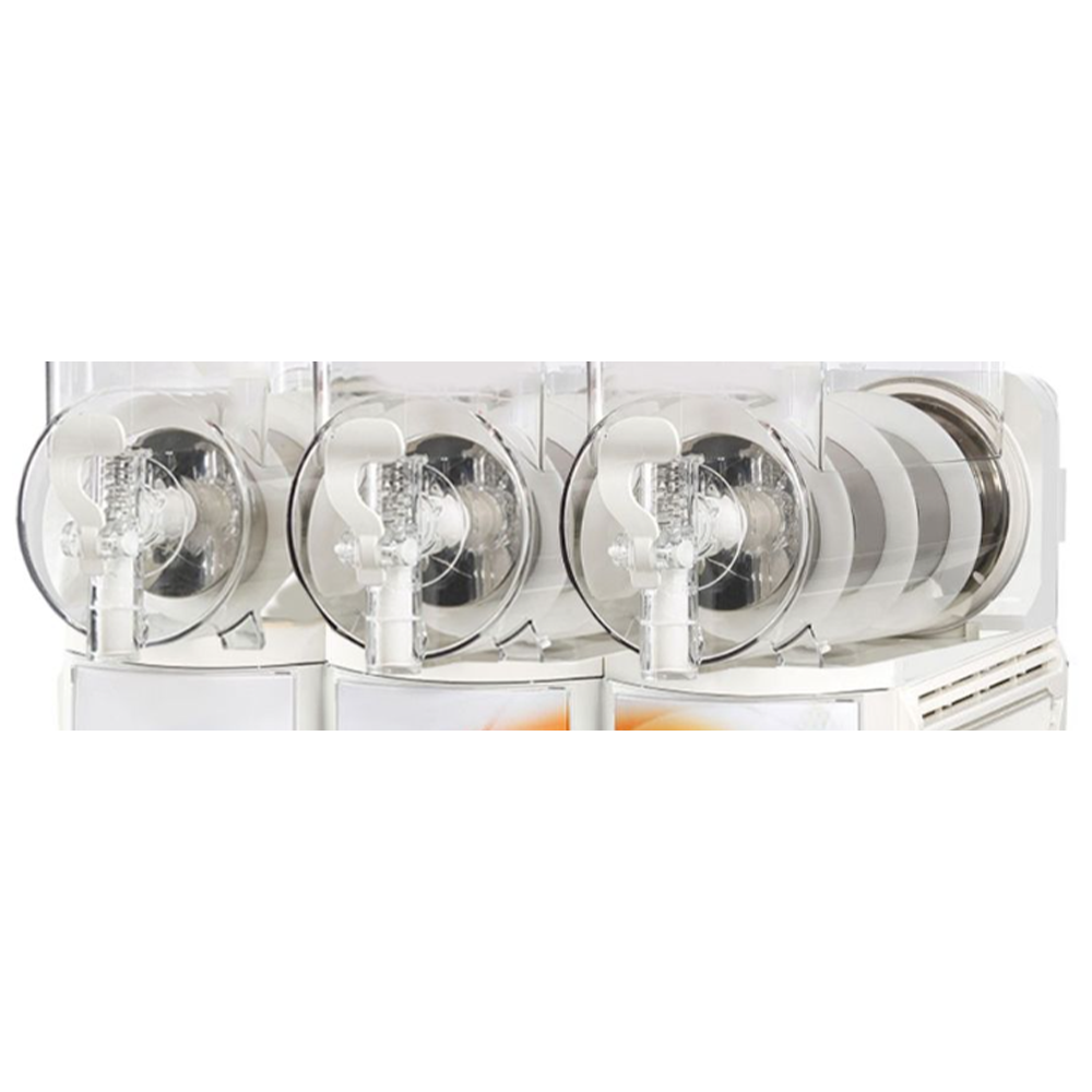 Aparat dozator granita, sorbet, inghetata soft si iaurt inghetat 3 bazine 6 lt cu mixer - 2