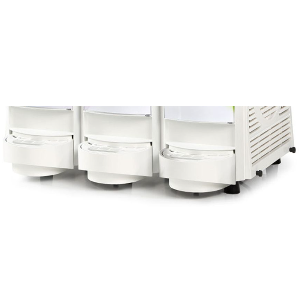 Aparat dozator granita, sorbet, inghetata soft si iaurt inghetat 3 bazine 6 lt cu mixer - 1