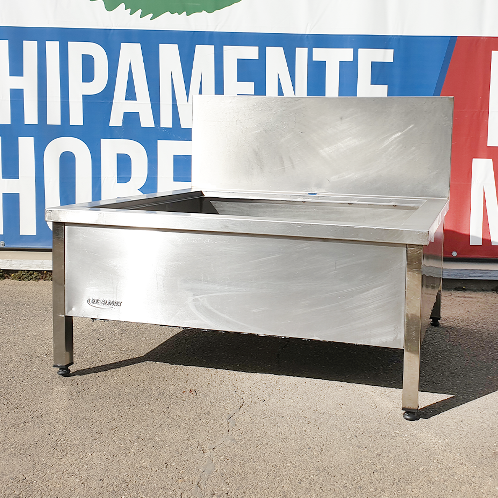 Spalator inox pentru oale 100*110*90 cm - 0