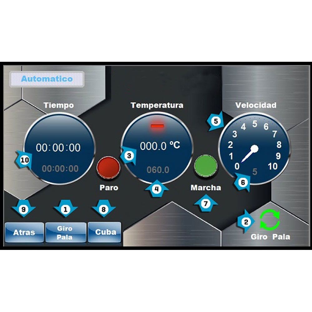 Marmita electrica cu palete mixare, profesionala, 500 LT, 212*184,5*144 cm - 2