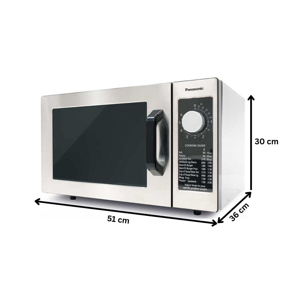 Cuptor profesional cu microunde Panasonic, inox, 22 lt - 4
