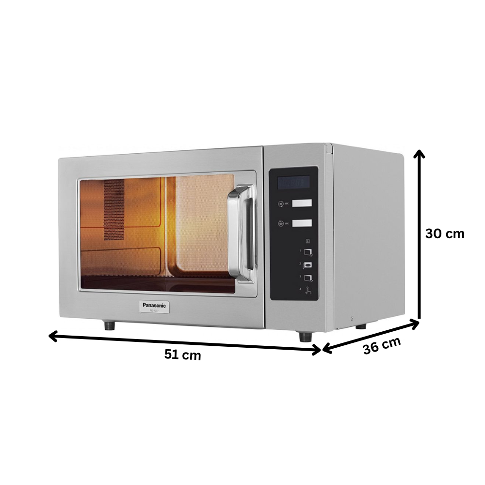 Cuptor profesional cu microunde Panasonic, inox, 22 lt - 2