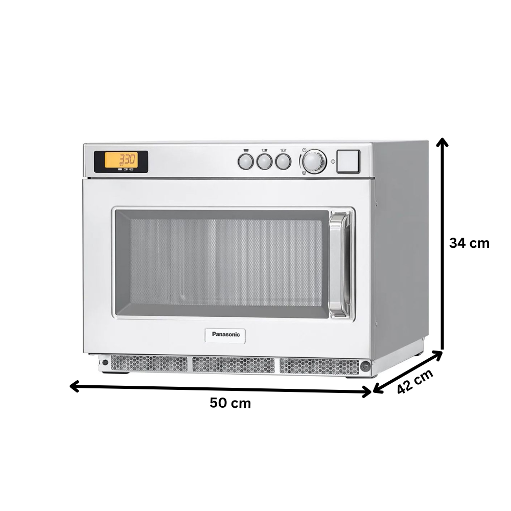 Cuptor profesional cu microunde Panasonic cu 2 spatii de gatit, inox, 18 lt - 3