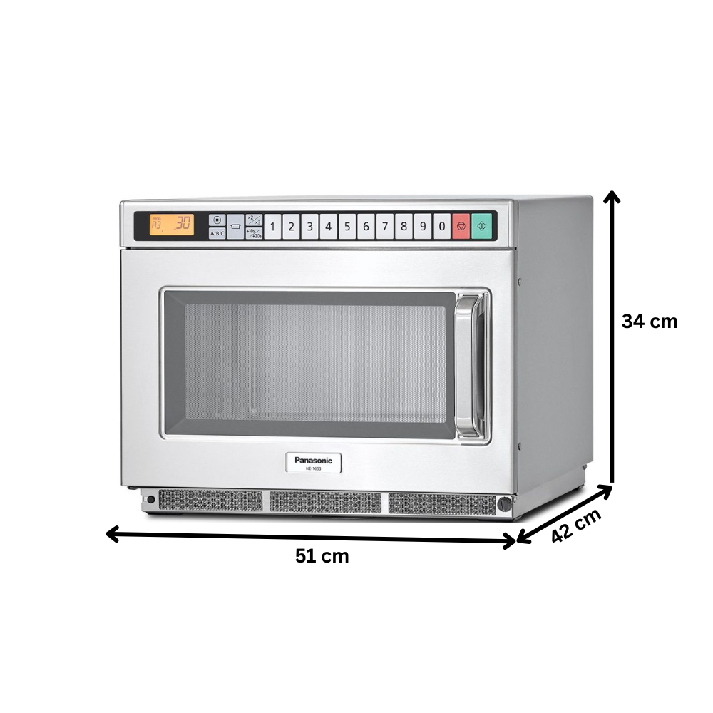 Cuptor profesional cu microunde digital programabil Panasonic, inox, 18 lt - 2