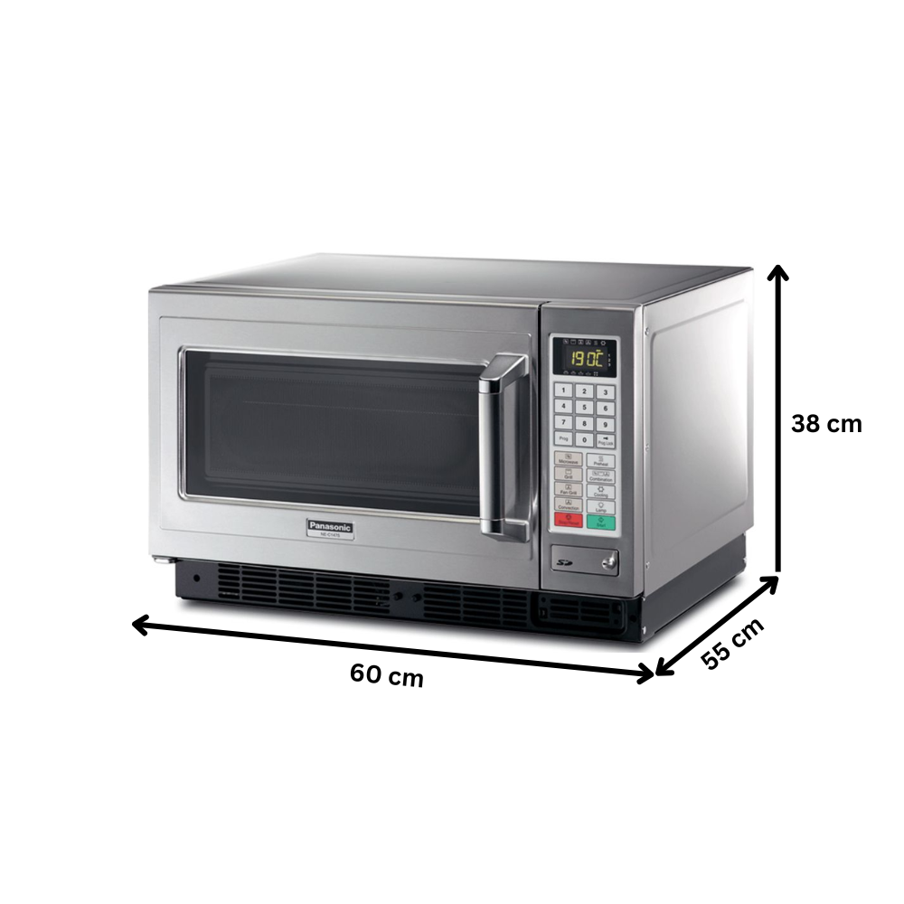 Cuptor profesional combi cu functie de microunde, grill si convectie Panasonic, inox, 30 lt - 1