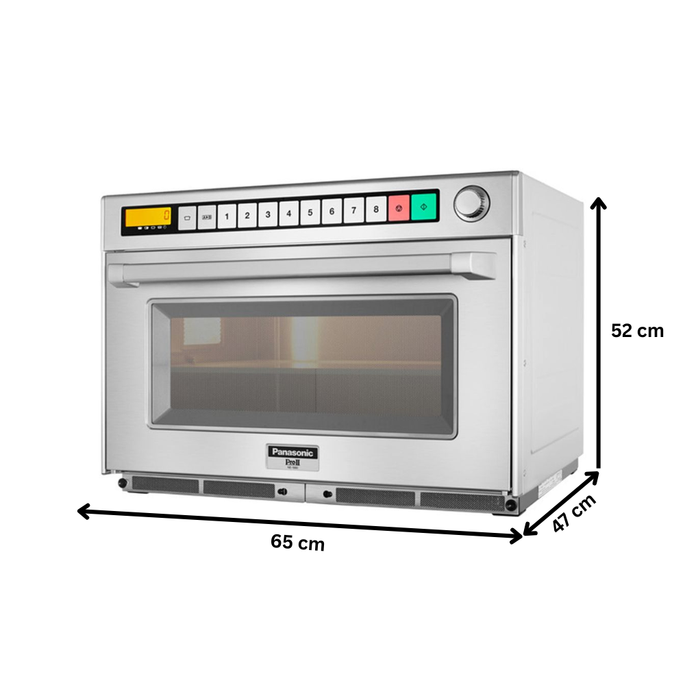 Cuptor profesional cu microunde digital programabil Panasonic, inox, 44 lt - 6
