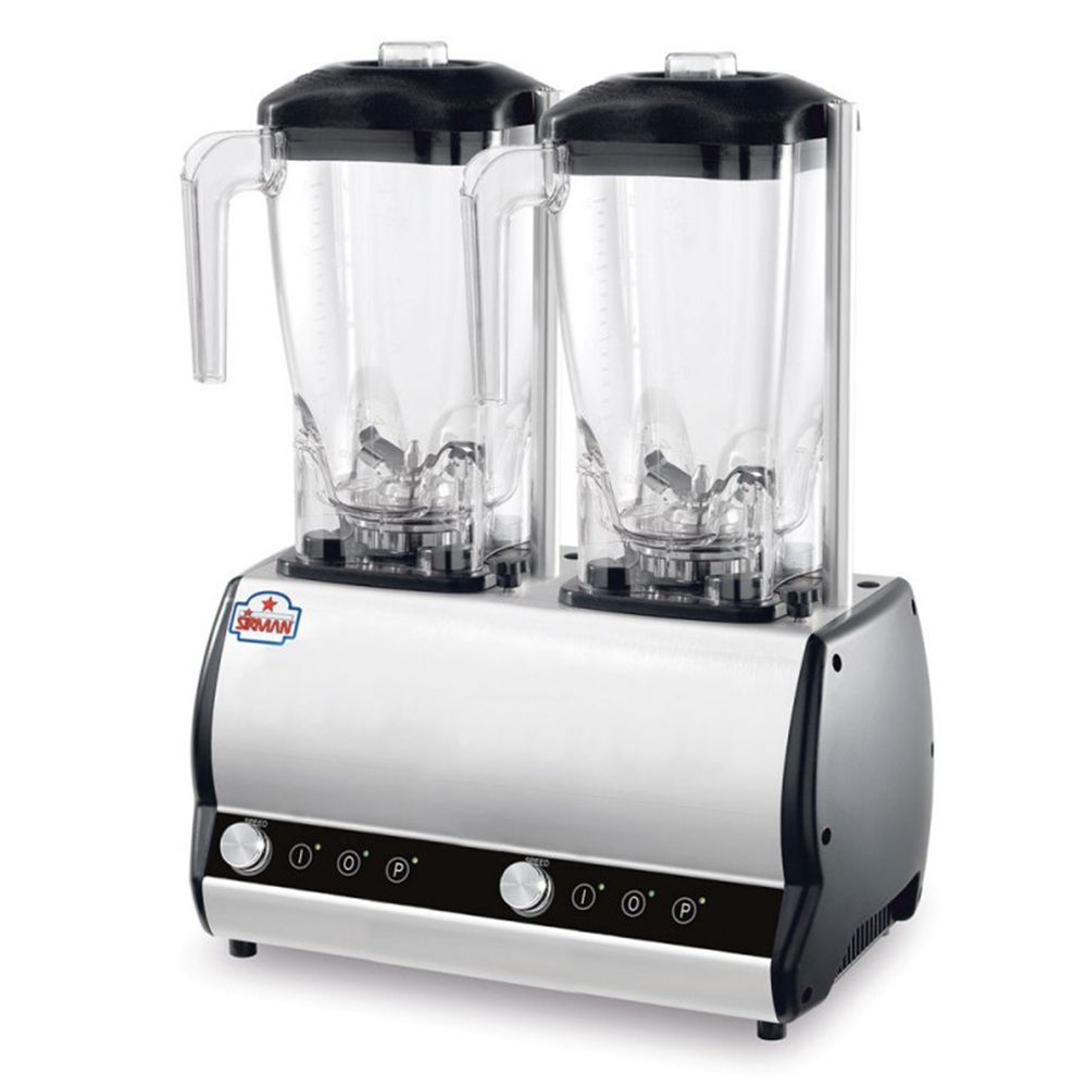 Blender dublu SIRMAN cu variator de viteza, capacitate 2 + 2 lt - 0