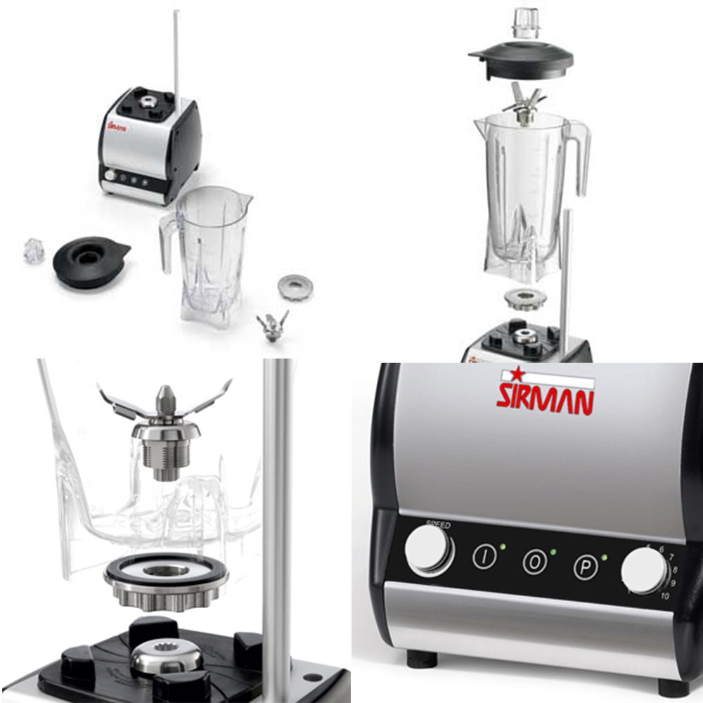 Blender SIRMAN cu variator de viteza si 9 programe, capacitate 2 lt - 1