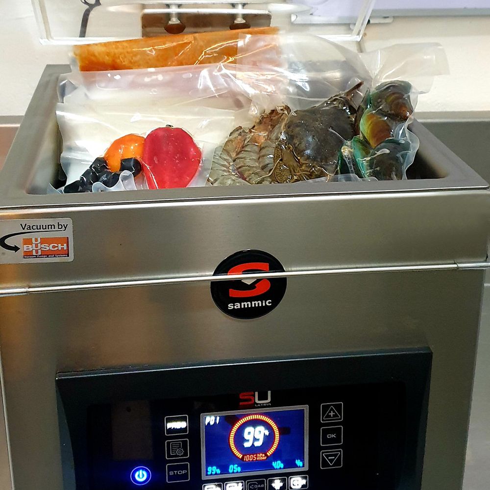 Masina de ambalat de podea SAMMIC cu vacuum si senzor - 4