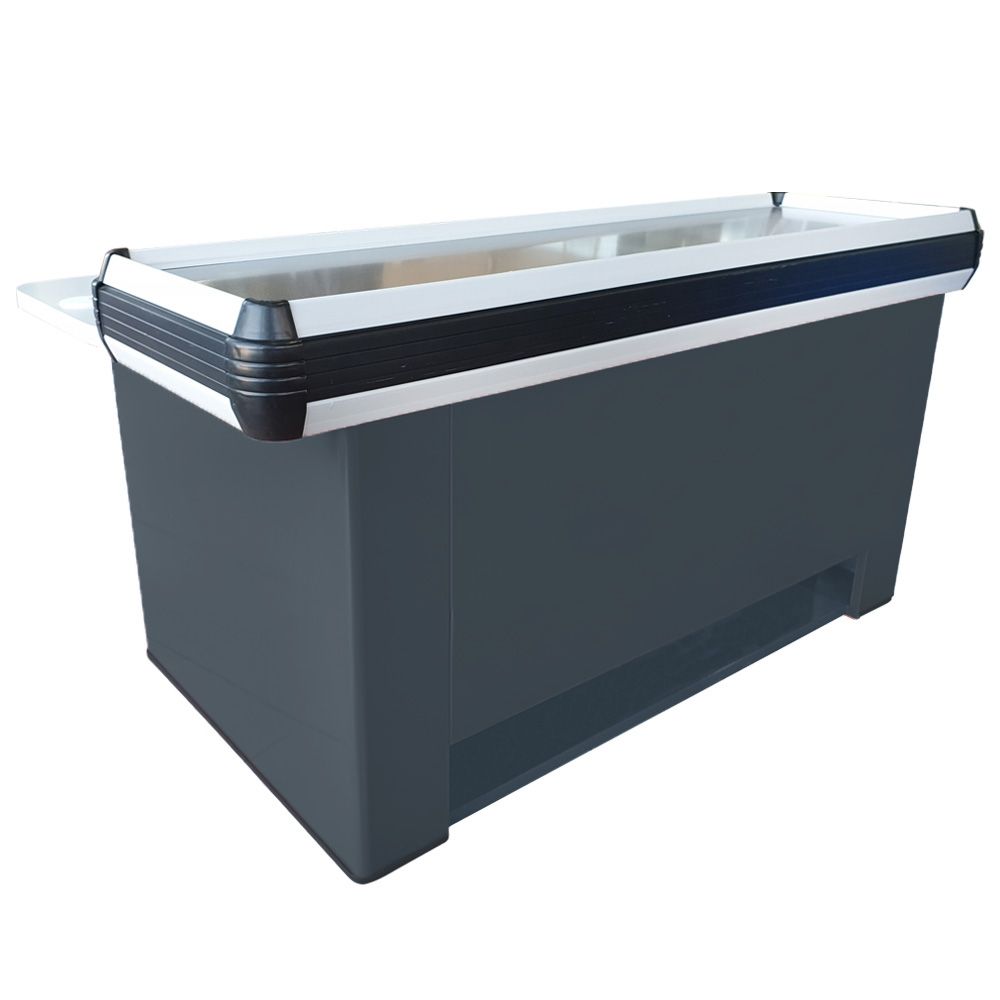 Masa tandem pentru casa de marcat 1,6 m rama din PVC dur - 0