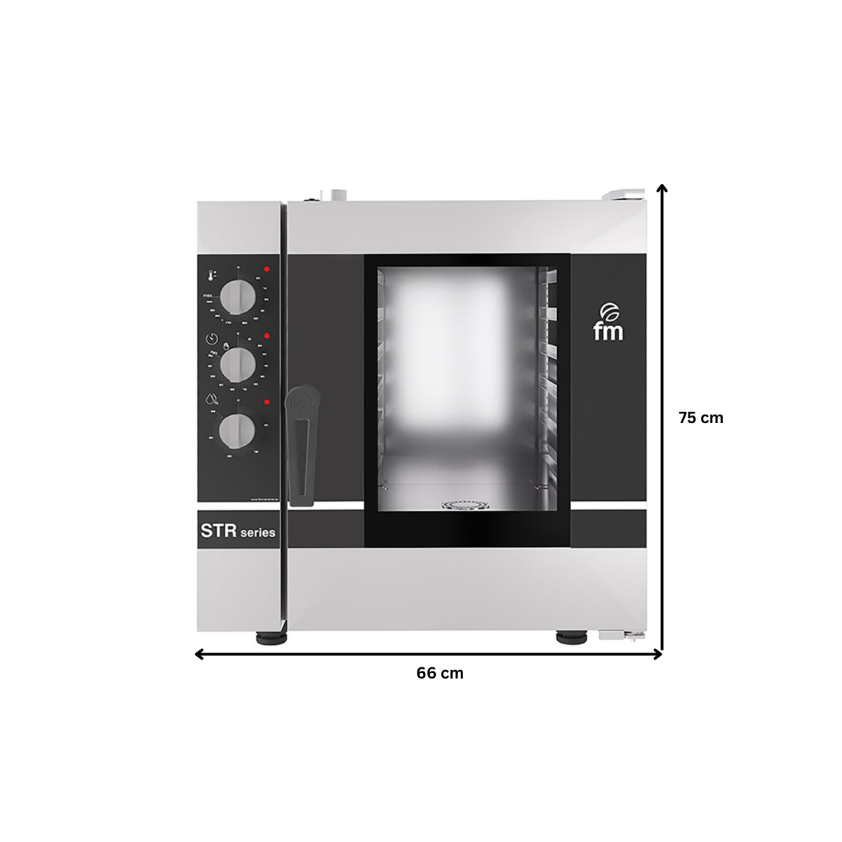 Cuptor profesional gastronomie FM electric cu 6 cuve si panou de control mecanic - 3