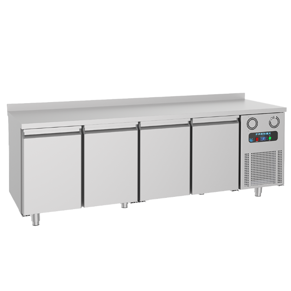 Masa rece FRENOX, profesionala, Eficienta Energetica, inox, 4 usi, 632 lt, 233*70*85 cm - 1