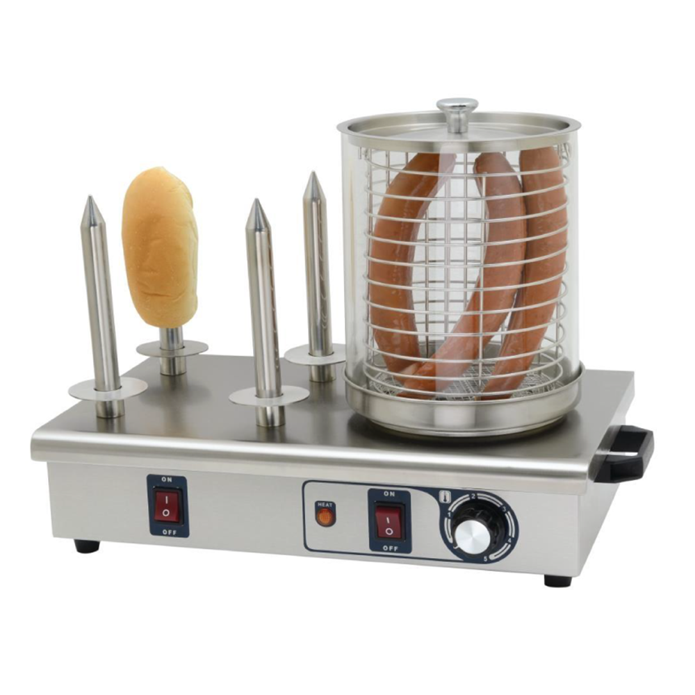 Aparat hot-dog electric, cu 4 tepuse, 48*31*41 cm - 0