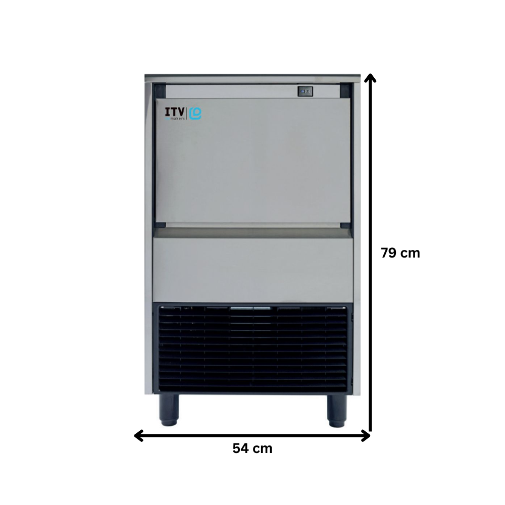 Masina cuburi de gheata profesionala ITV, capacitate 55 kg / zi + pompa drenaj - 5